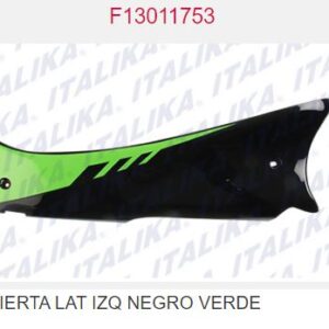 CUBIERTA LAT IZQ NEGRO VERDE