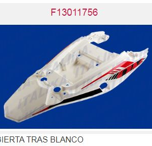 CUBIERTA TRASERA BLANCO