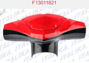CUBIERTA FRONTAL ROJO NEGRO