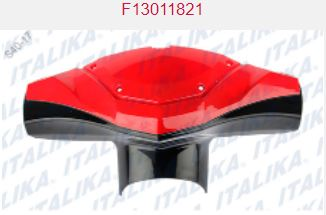 CUBIERTA FRONTAL ROJO NEGRO