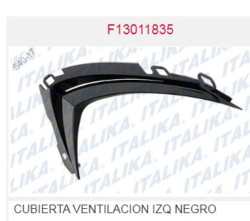 CUBIERTA VENTILACION IZQ NEGRO