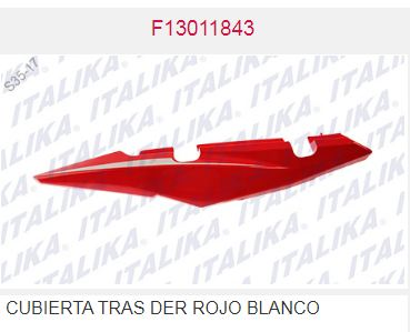 CUBIERTA TRAS DER ROJO BLANCO