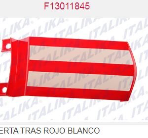 CUBIERTA TRAS ROJO BLANCO
