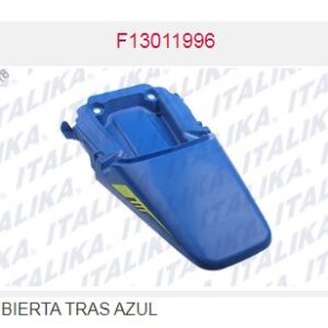CUBIERTA TRASERA AZUL