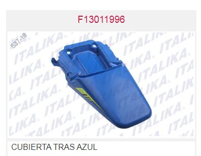 CUBIERTA TRASERA AZUL