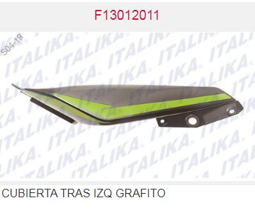 CUBIERTA TRAS IZQ GRAFITO
