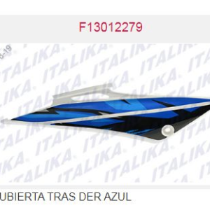 CUBIERTA TRASERA DER AZUL