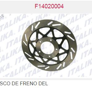 DISCO DE FRENO DELANTERO