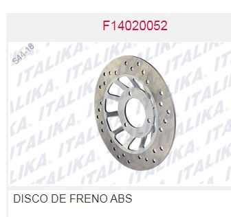 DISCO DE FRENO ABS