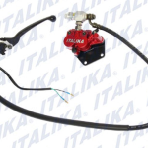 CONJUNTO DE FRENO DEL ROJO ITALIKA