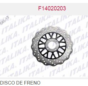 DISCO DE FRENO DELANTERO