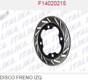 DISCO DE FRENO DEL IZQ