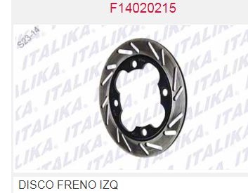 DISCO DE FRENO DEL IZQ
