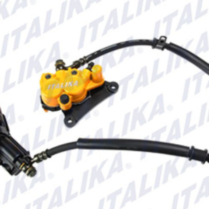CONJUNTO DE FRENO DEL CALIPER AMARILLO CON LOGO