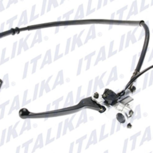 CONJUNTO DE FRENO DEL ROJO METALICO CON LOGO