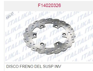 DISCO DE FRENO DEL SUSP INV