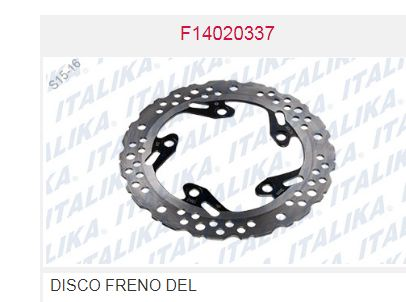 DISCO DE FRENO DELANTERO