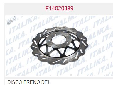DISCO DE FRENO DELANTERO