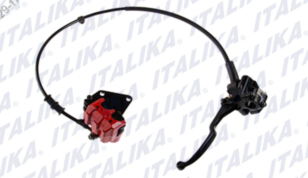 CONJUNTO DE FRENO DEL CALIPER ROJO CON LOGO