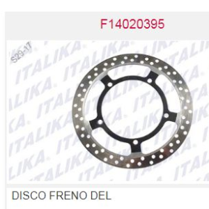DISCO DE FRENO DELANTERO