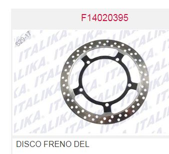 DISCO DE FRENO DELANTERO