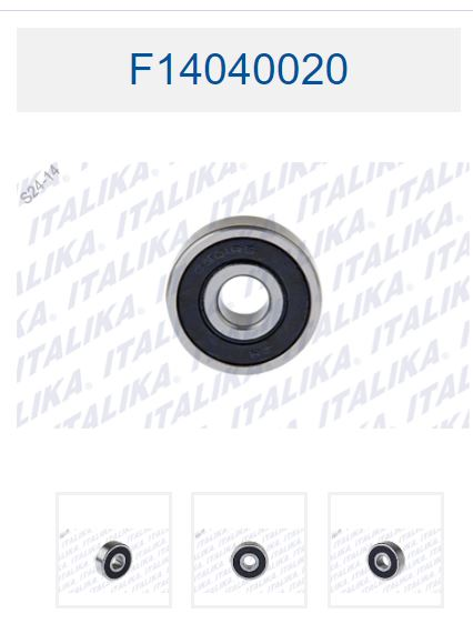 BALERO RADIAL DE BOLAS 6301