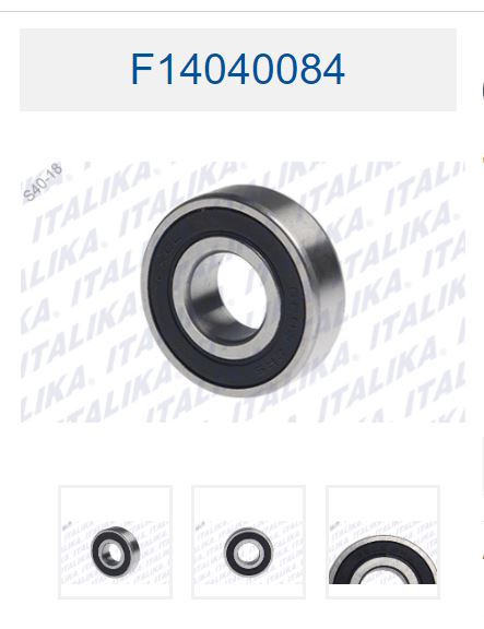 BALERO RADIAL DE BOLAS 6203-2RS