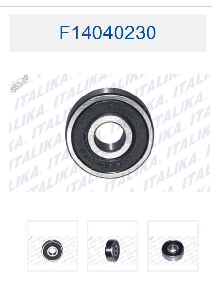 BALERO RADIAL DE BOLAS 6301 2RS