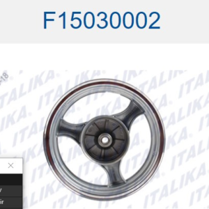 RIN TRASERO PLATA
