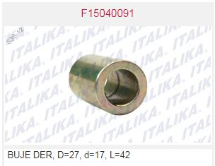 BUJE DE RUEDA TRAS DER 27x17x42