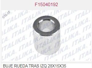 BUJE DE RUEDA TRAS IZQ 28x15x35