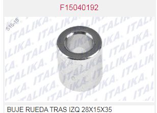 BUJE DE RUEDA TRAS IZQ 28x15x35