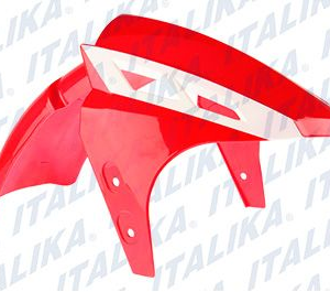 GUARDAFANGO DELANTERO ROJO BLANCO