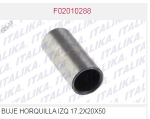 BUJE IZQ DE HORQUILLA 17.2x20x50
