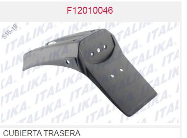 CUBIERTA TRASERA