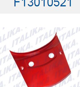 PLACA CUBIERTA TRAS ROJO