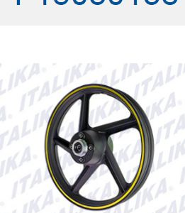 RIN TRAS NEGRO FILO AMARILLO