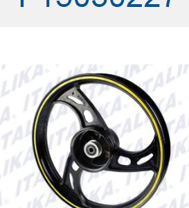 RIN TRAS NEGRO FILO AMARILLO